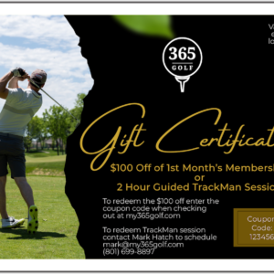 $100 Gift Certificate